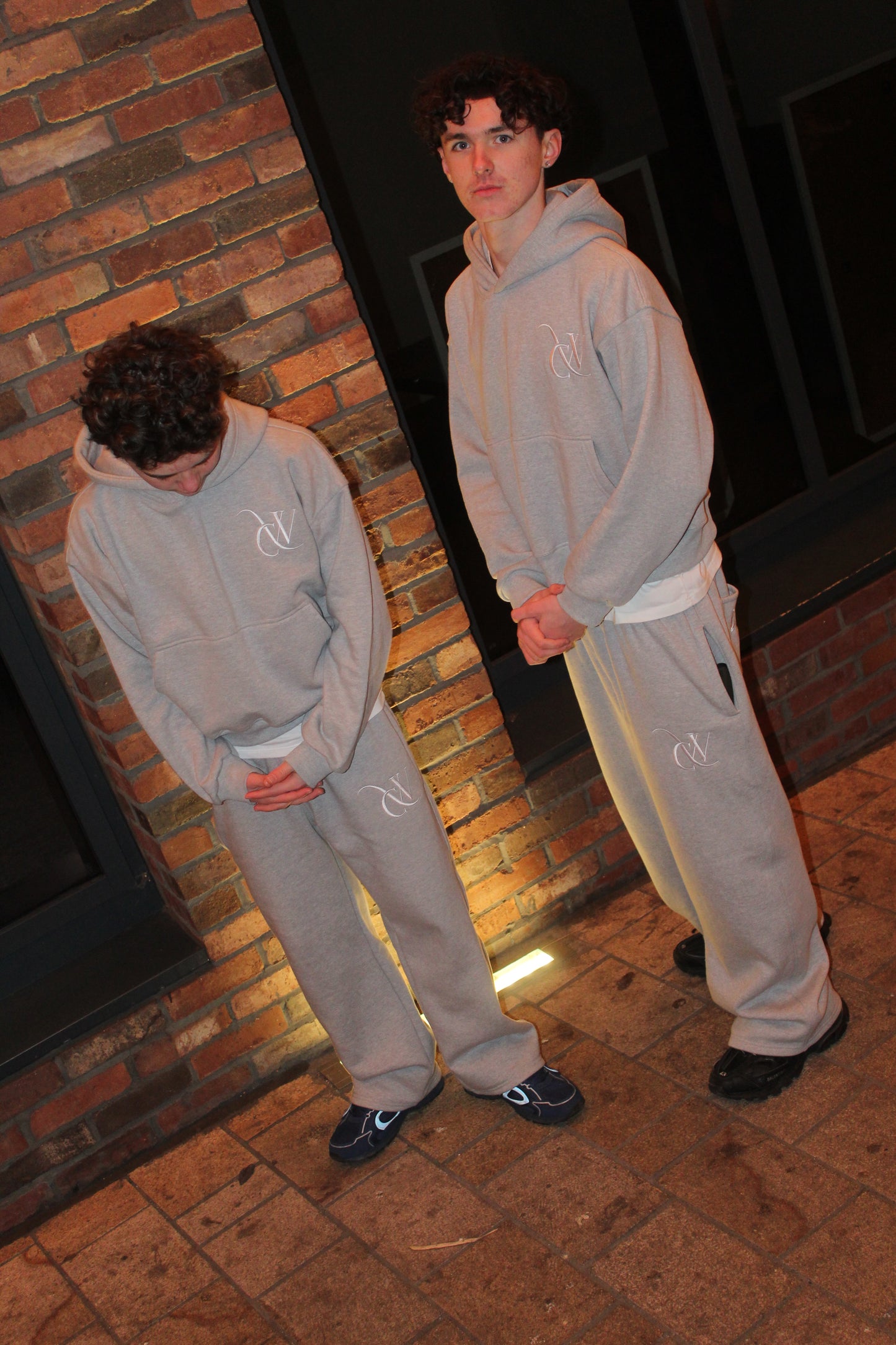 Grey CW Hoodie